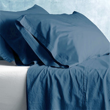 Solid Cotton Double Sheet Set