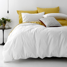 White Cotton Double Quilt Cover Set