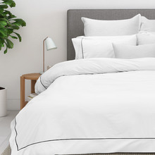 White New York Cotton Quilt Cover Set