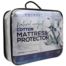 Diamond Quilted Cotton Mattress Protector