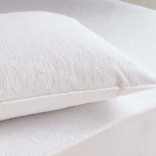 White Waterproof Bamboo Pillow Protectors (Set of 2)