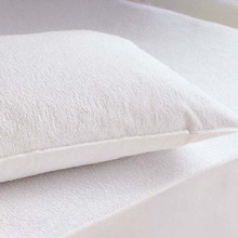 White Waterproof Cotton Pillow Protectors (Set of 2)