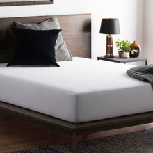 White Waterproof Cotton Mattress Protector