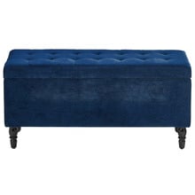 Velvet Luxe Bed Bench Ottoman