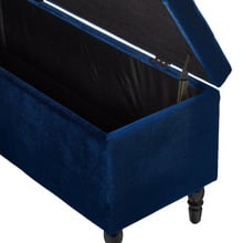 Velvet Luxe Bed Bench Ottoman