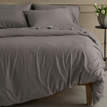 Taupe Aetius Organic Bamboo Quilt Cover Set