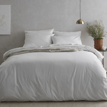 White Organic Cotton Quilt Cover Set
