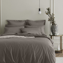 Simply Taupe Rosetta 1200TC Egyptian Cotton Quilt Cover Set