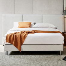 Natural Tully Linen-Blend Oversized Bedhead