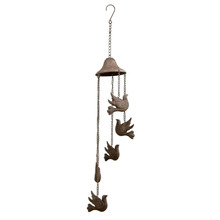 Spiral Birds Cast Iron Wind Chime
