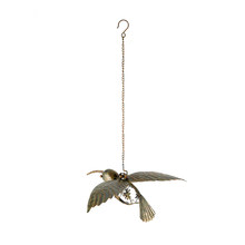 Hanging Humming Bird Outdoor Sculpture