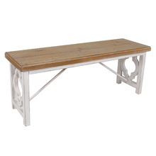 Lorette French Quatrefoil 2 Seater Bench