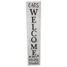 Cats Welcome Wall Plaque