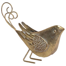 Lustre Bird Iron Statue