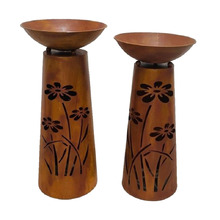 2 Piece Moshly Flower Pillar Planter Set