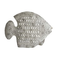 Clarion Iron Fish with Scale Wall Ornament