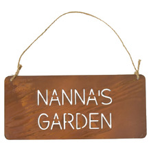 Lolly Nanna's Garden Iron Wall Accent