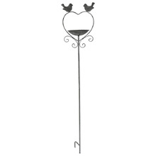 100cm Ember Iron Bird Feeder & Garden Stake