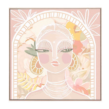 Soft Benita Framed Canvas Wall Art