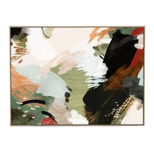 Compass Abstract Framed Canvas Wall Art