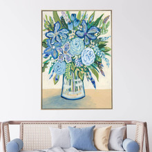 Blue Bunch Canvas Wall Art