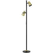 Deny 2 Light Metal Floor Lamp