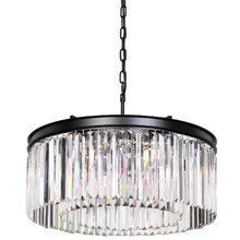 Klidny Crystal & Iron Pendant Light
