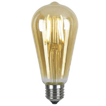 Amber E27 Pilot LED Filament Bulb