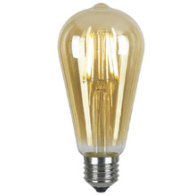Pulsar E27 Drop 4W Amber LED Filament Bulb