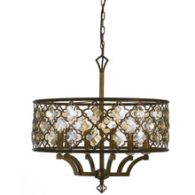 Cenizo 4 Light Crystal Pendant