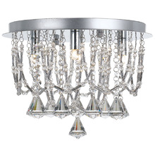 Chrome Sander 5 Light Chandelier