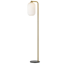Dean Ul Marble & Glass Floor Lamp