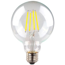 Ohm E27 Round 8W 16.5cm Dimmable LED Filament Bulb