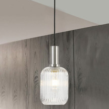 Pivo Fluted Glass Pendant Light