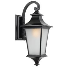 Black Rivia Outdoor Wall Light