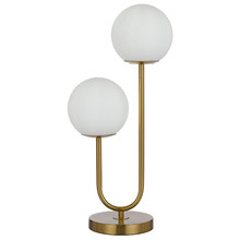 55cm Breyer Aluminium & Glass Table Lamp