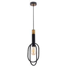 Keelan 16.5cm Oval Metal Pendat Light