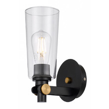 Erebus Black Iron Wall Light
