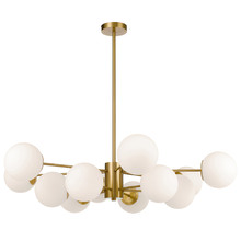 Blundell 12 Light Metal & Glass Pendant