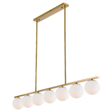 Blundell 7 Light Metal & Glass Pendant