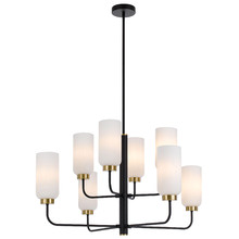 Jaramillo 8 Light Metal & Glass Pendant