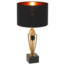 Toluca Iron Marble Table Lamp