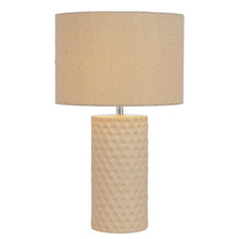 Cabello Ceramic & Cotton Table Lamp