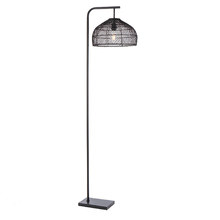 Renfri Iron & Rattan Floor Lamp