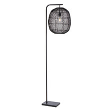 Terri Iron Rattan Floor Lamp