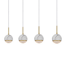 Hikaru Iron 4 Light Pendant