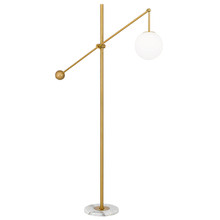 Uri Marble Pivoting Floor Lamp