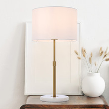 Ivar Marble & Brass Table Lamp