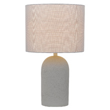 Shannon Grey Linen Table Lamp