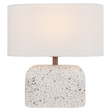 Marconi White Terrazzo Table Lamp